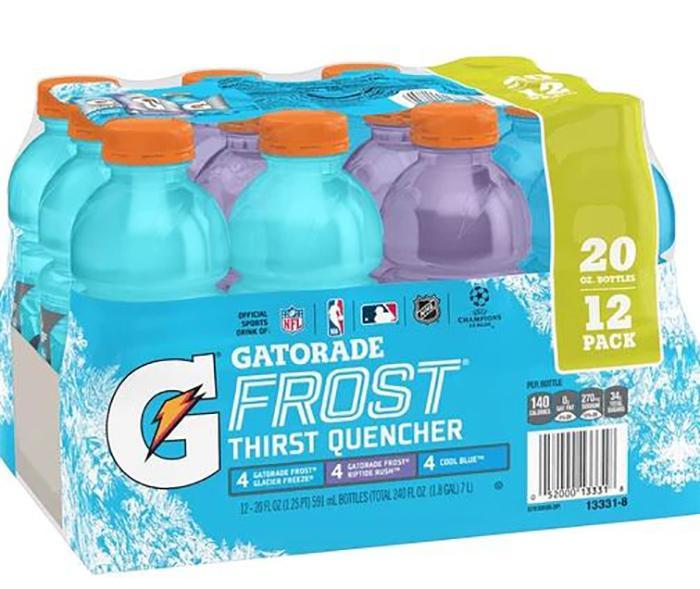 Is Gatorade Frost A Clear Liquid With (2)