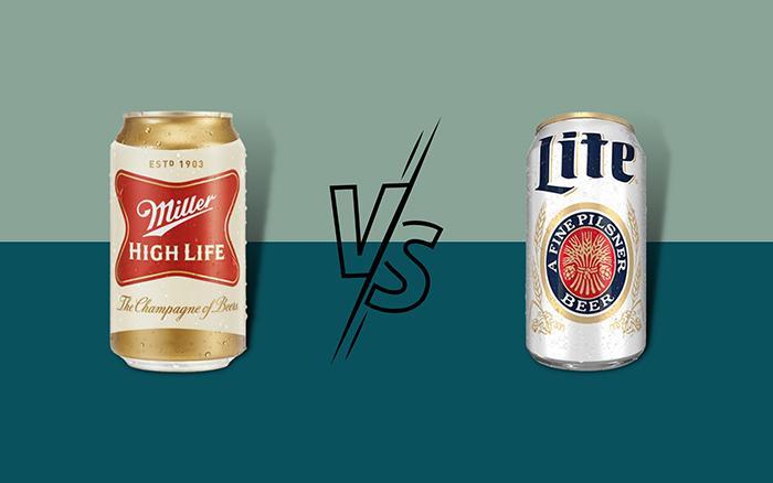 Miller High Life Vs Miller Lite (1)