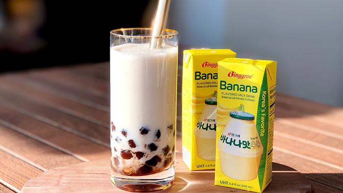 Banana Milk Tea Recipe (2)