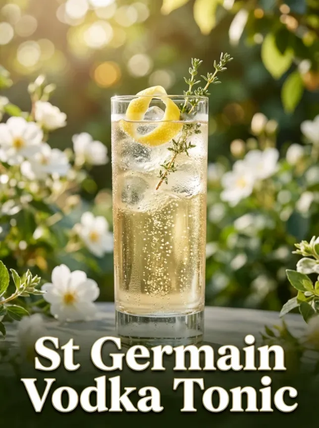 St Germain Vodka Tonic