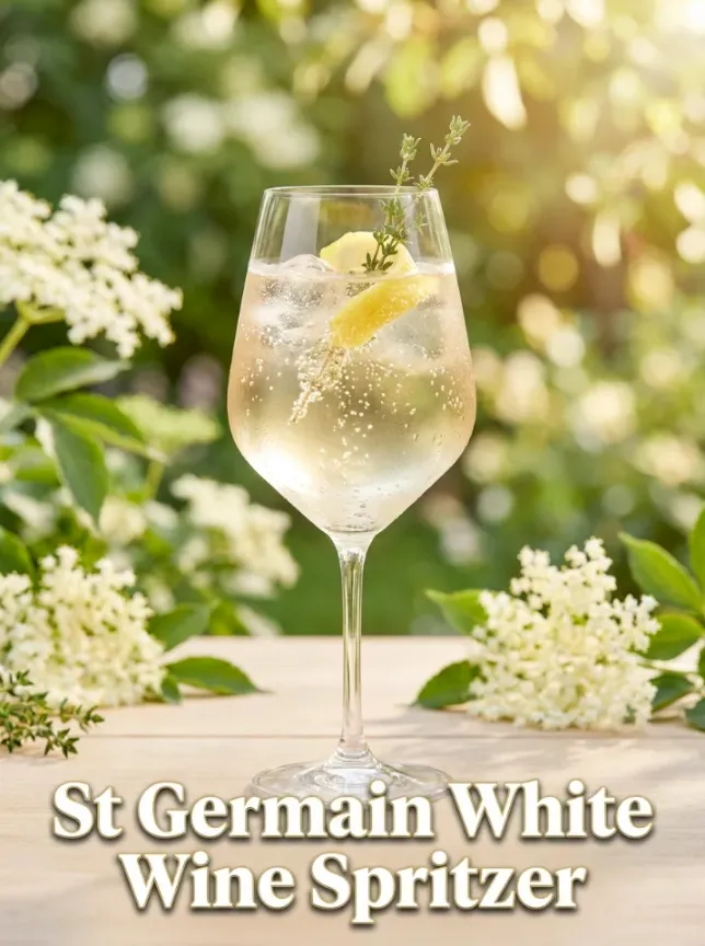St Germain White Wine Spritzer