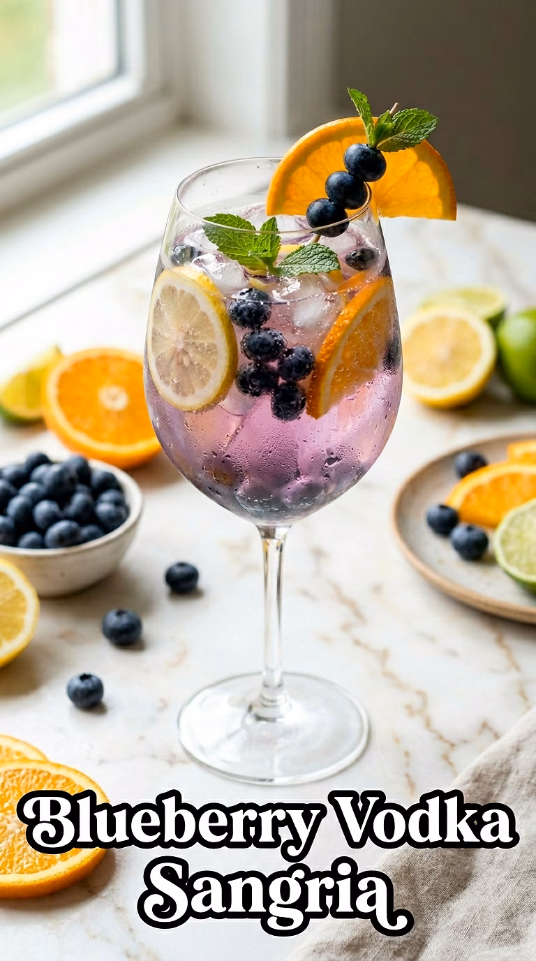 Blueberry Vodka Sangria