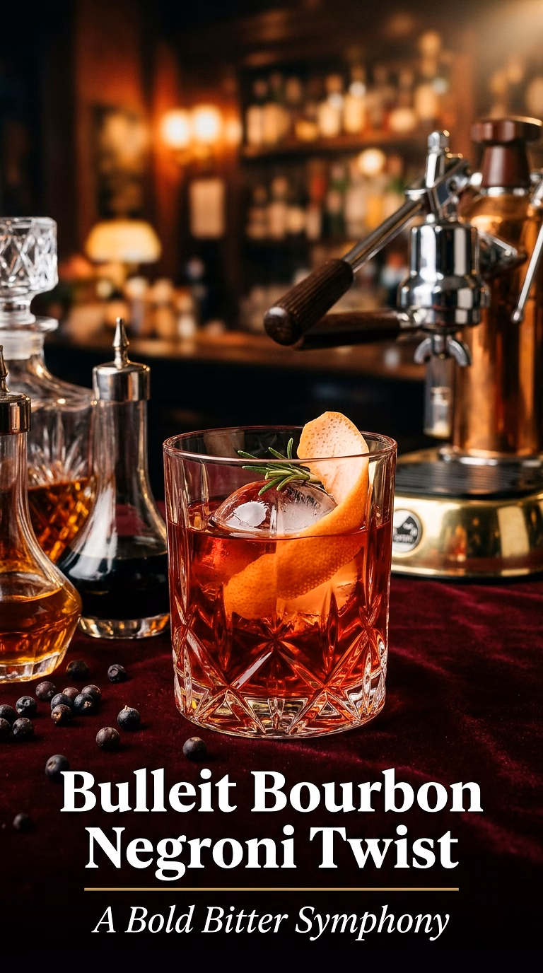 Bulleit Bourbon Negroni Twist
