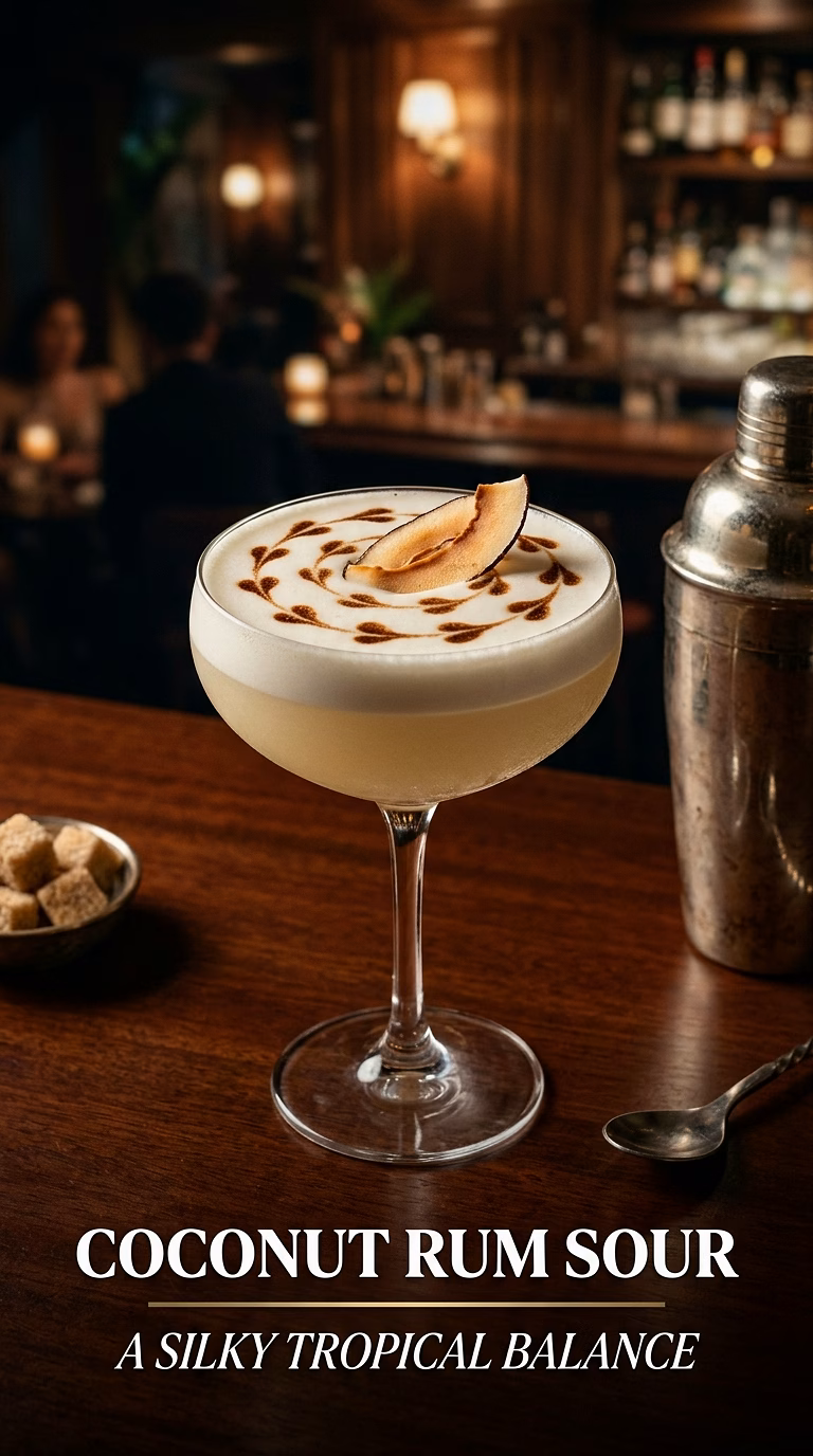 Coconut Rum Sour