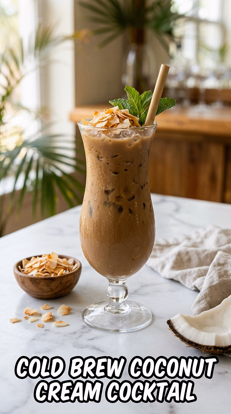 Cold Brew Coconut Cream Cocktail
