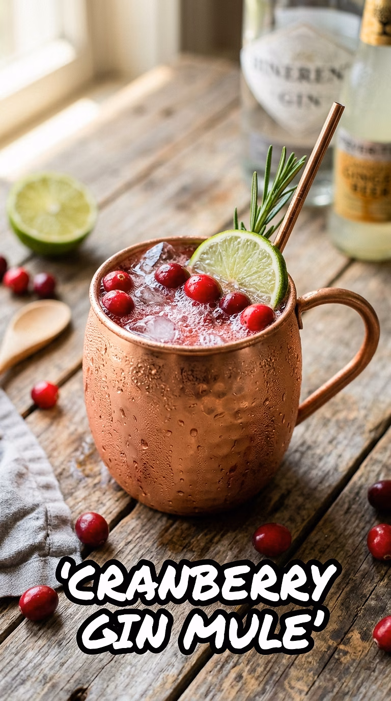 Cranberry Gin Mule