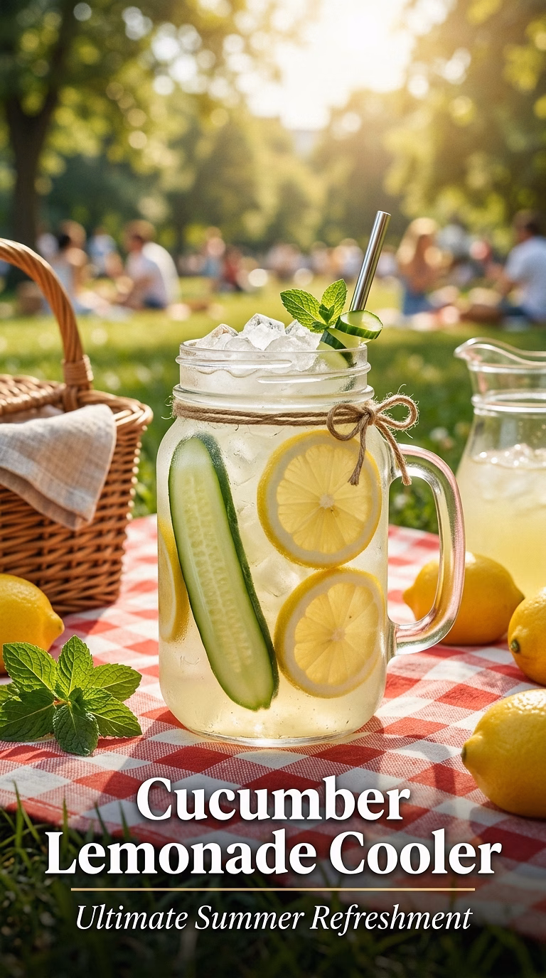 Cucumber Lemonade Cooler