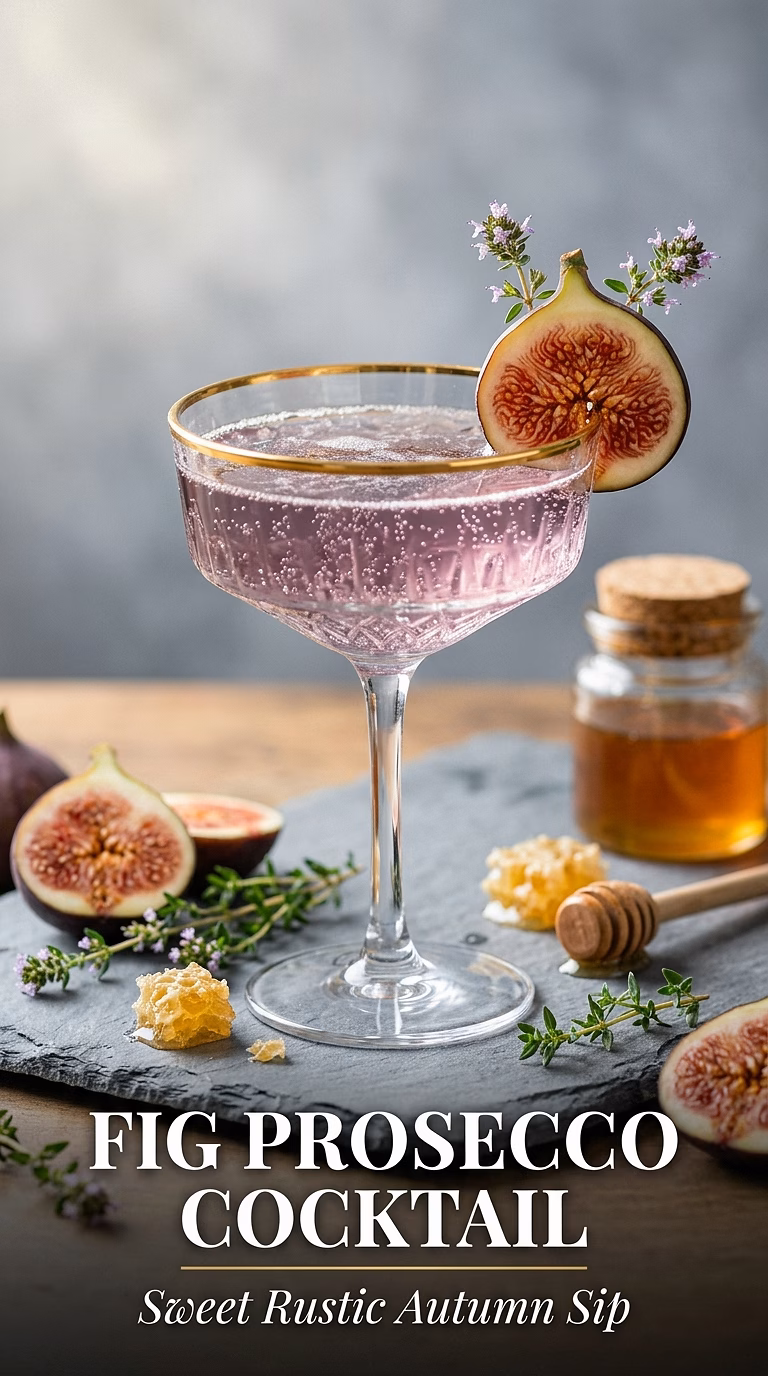 Fig Prosecco Cocktail