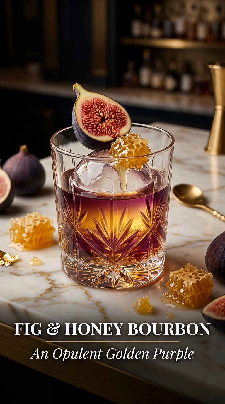 Fig and Honey Bourbon Old Fashioned