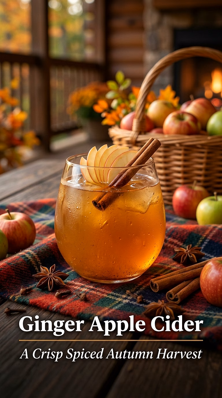 Ginger Apple Cider Cocktail