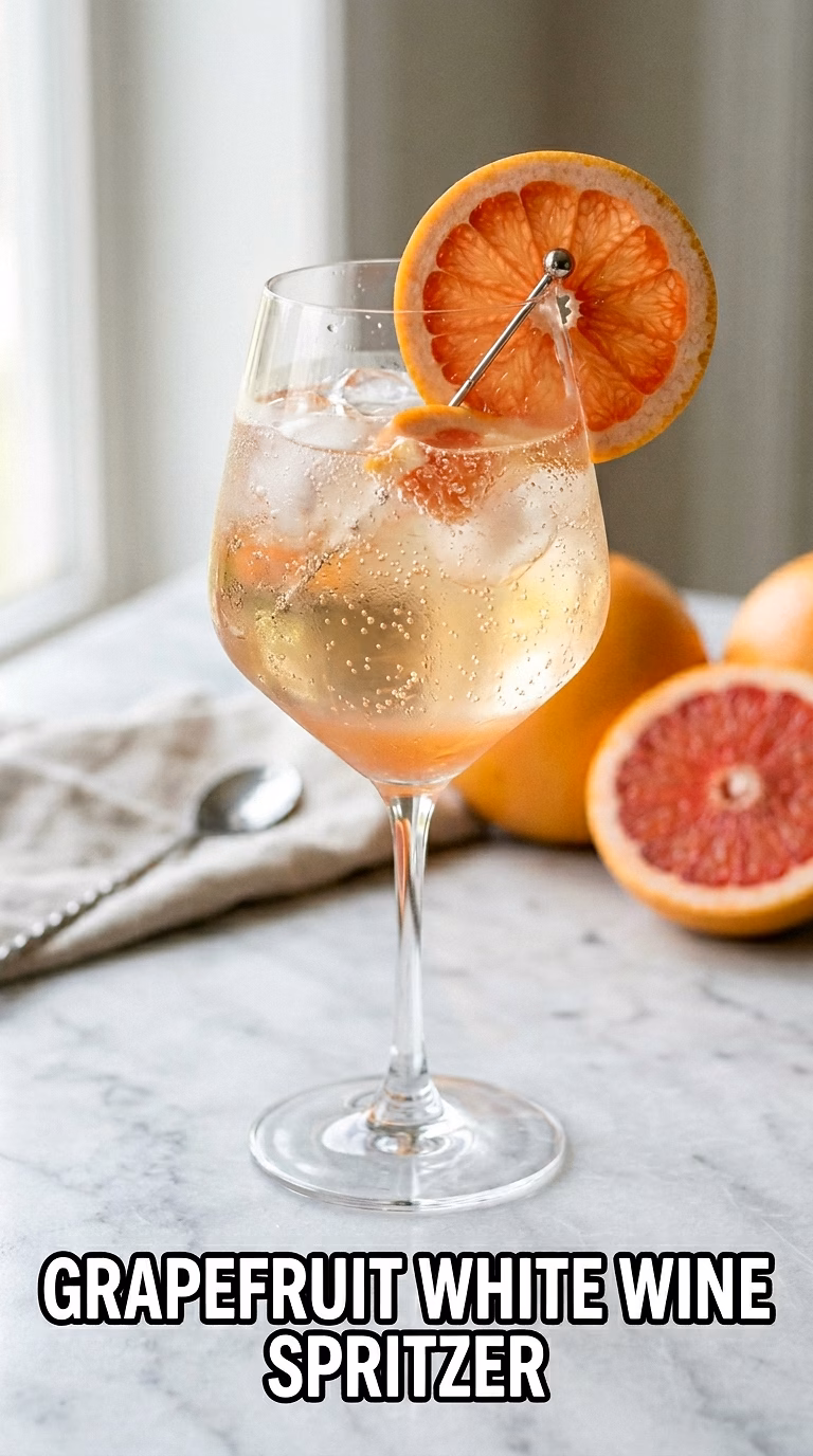 Grapefruit White Wine Spritzer