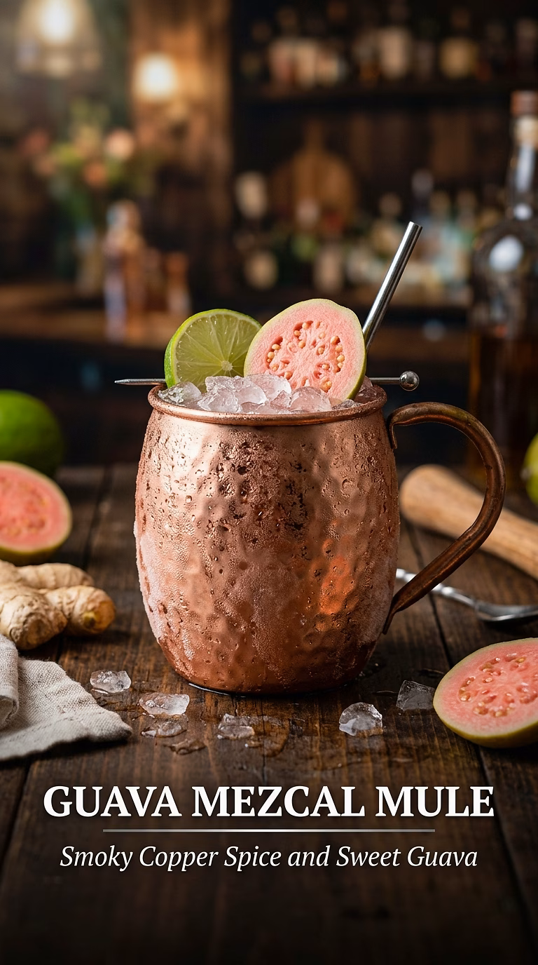 Guava Mezcal Mule
