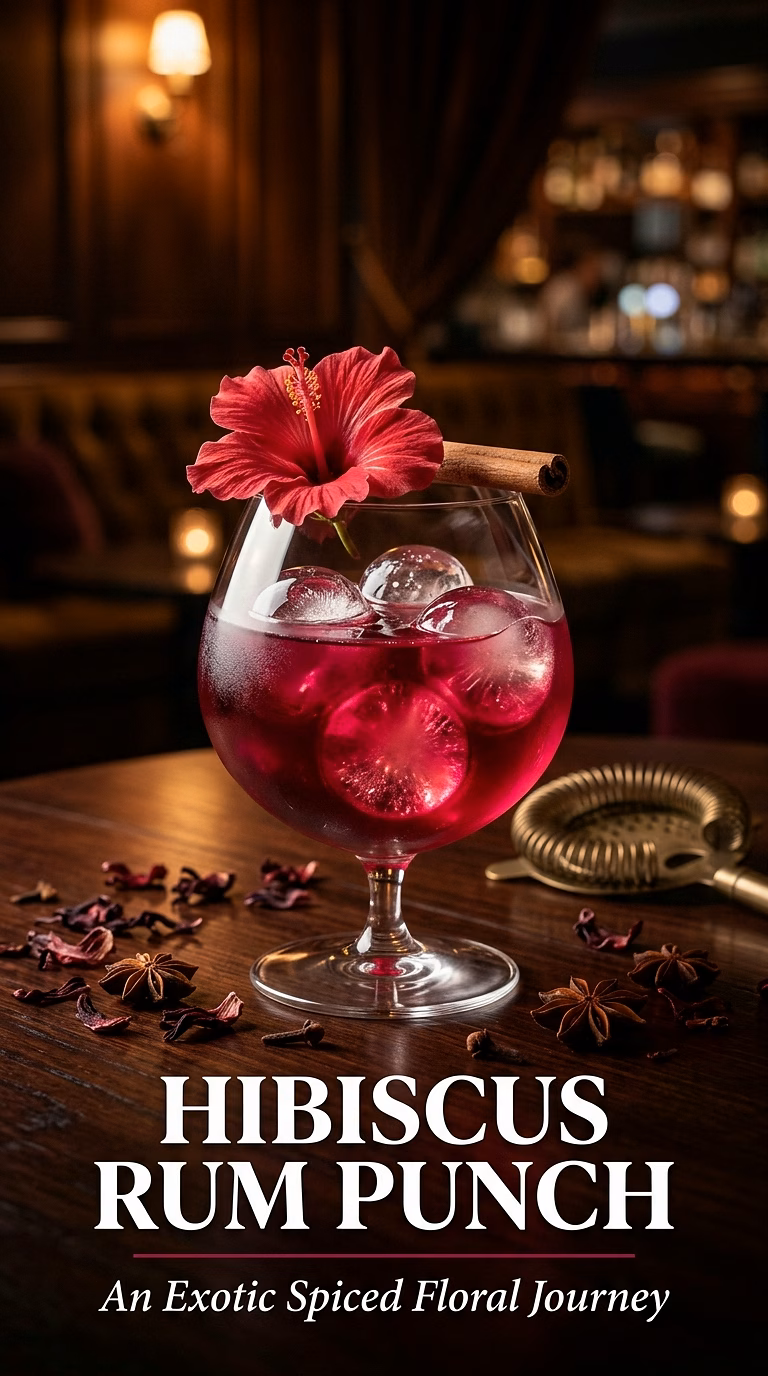 Hibiscus Rum Punch