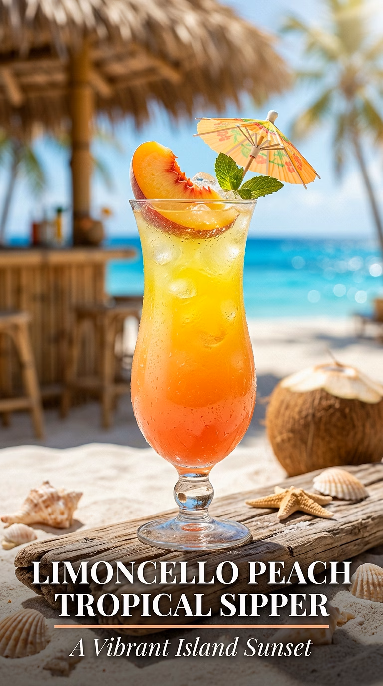 Limoncello Peach Tropical Sipper