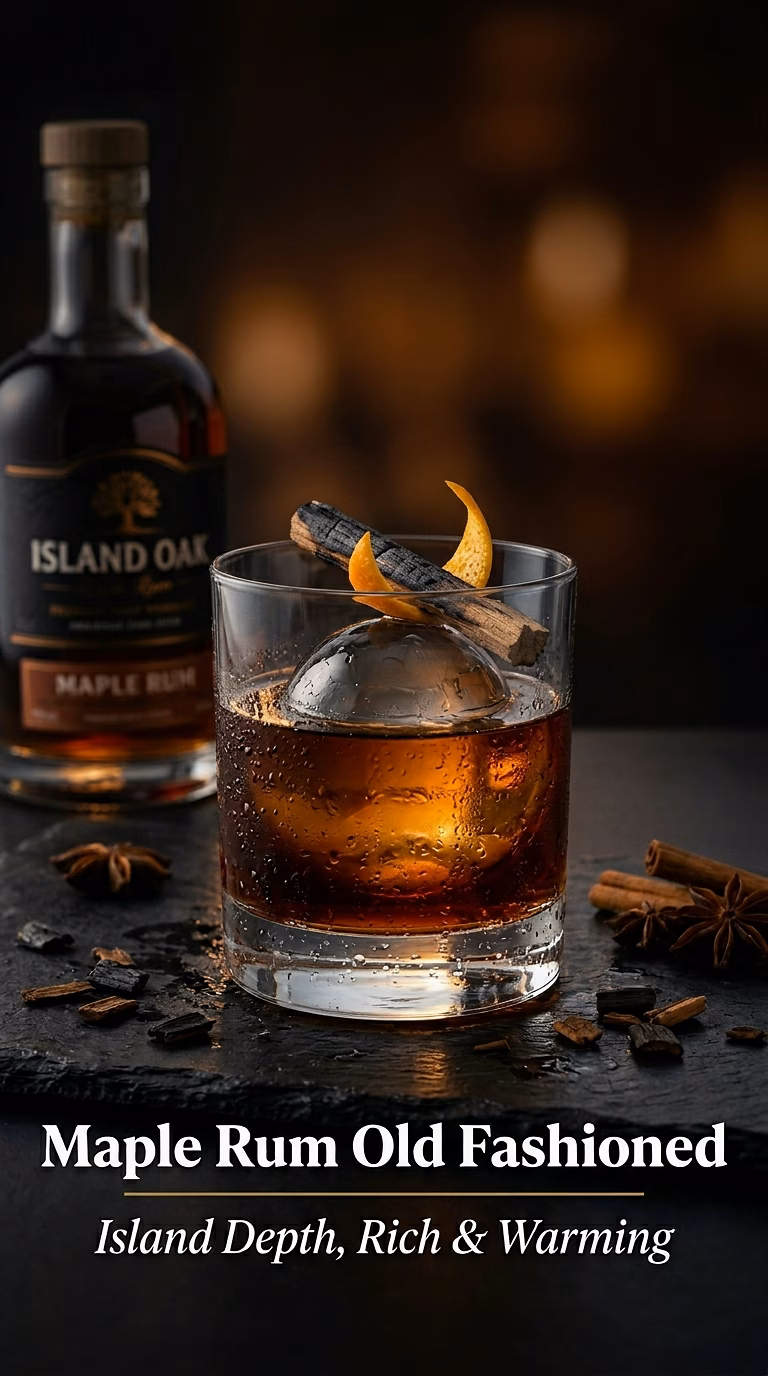 Maple Rum Old Fashioned