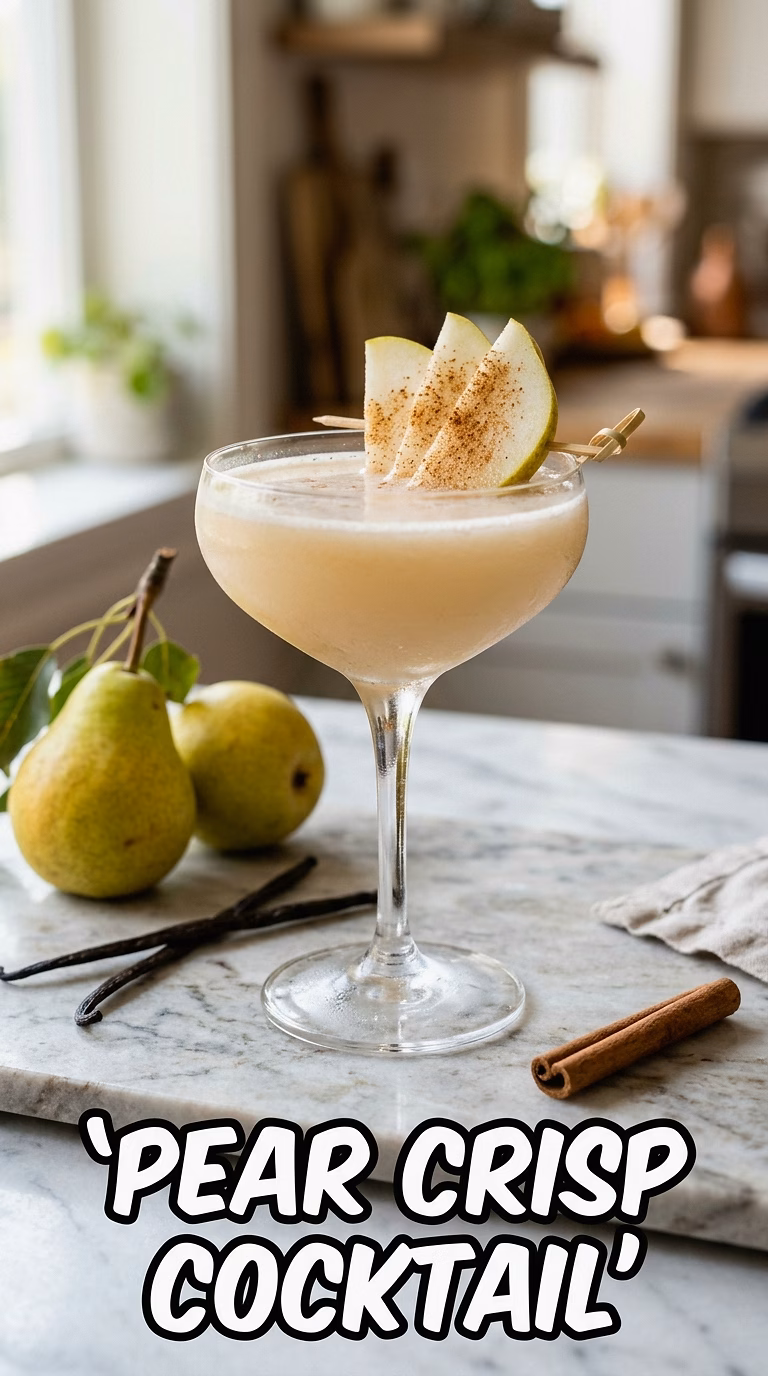 Pear Crisp Cocktail