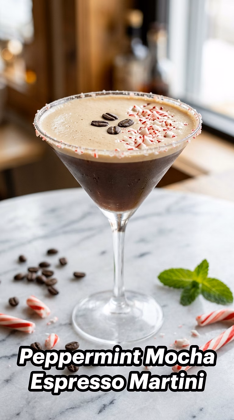 Peppermint Mocha Espresso Martini