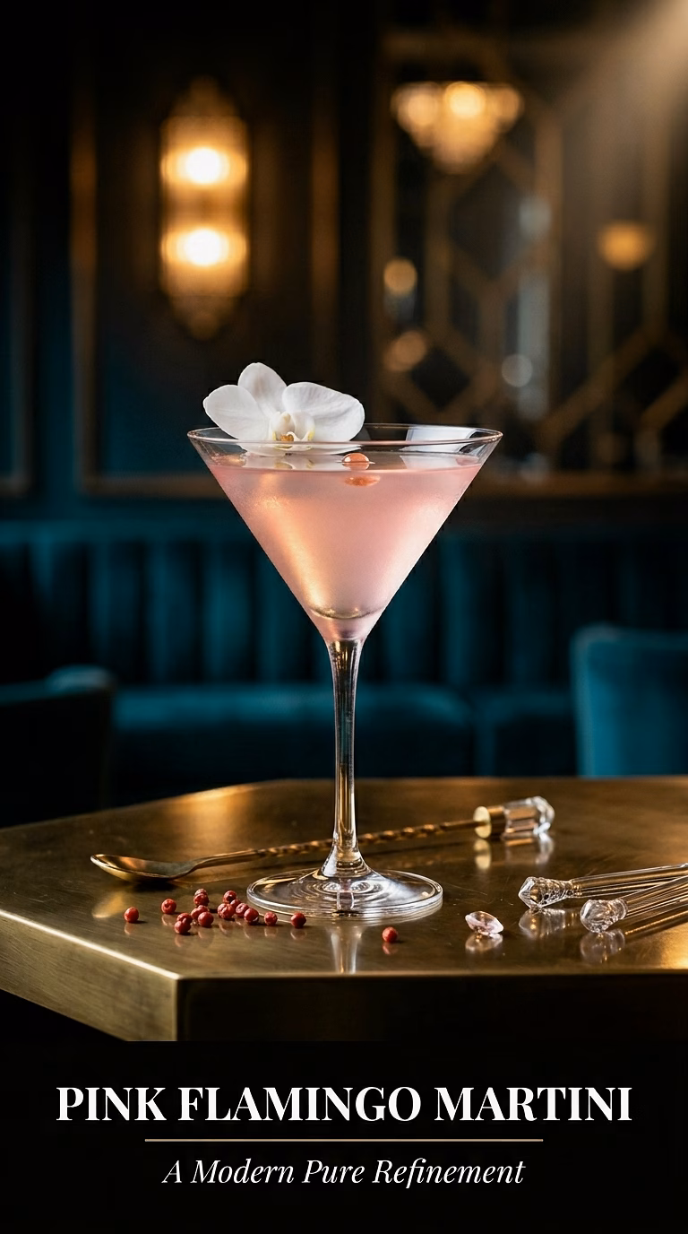 Pink Flamingo Martini