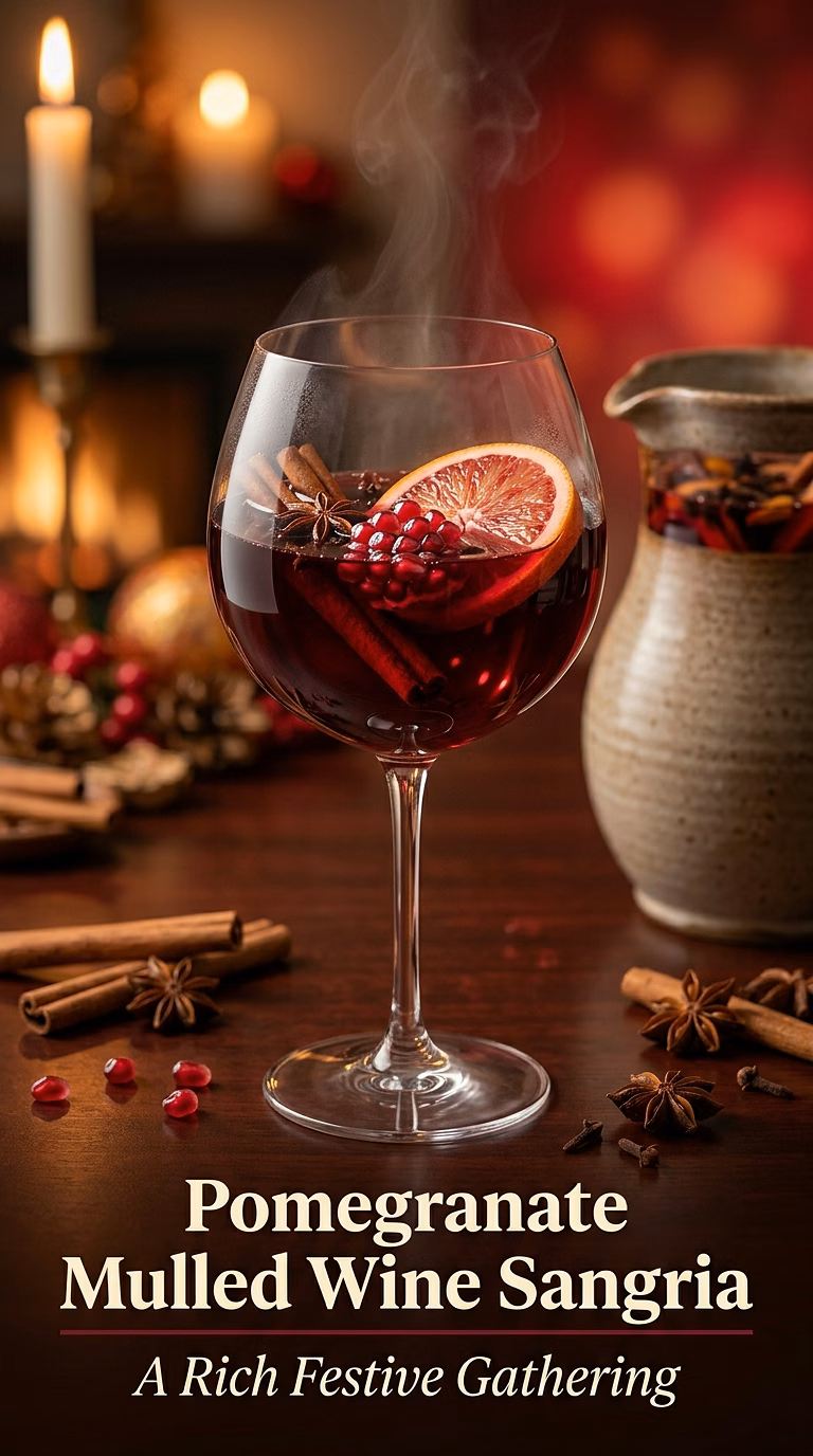 Pomegranate Mulled Wine Sangria
