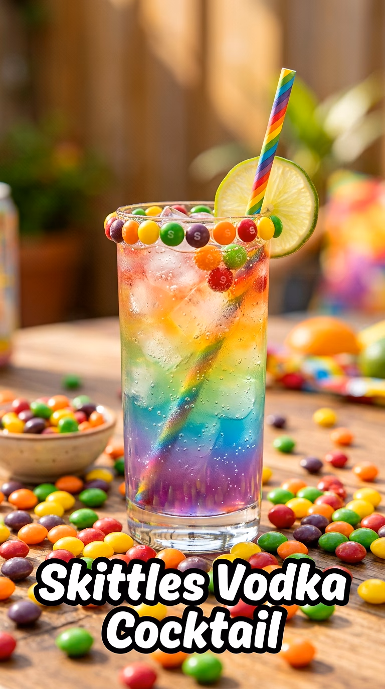 Skittles Vodka Cocktail