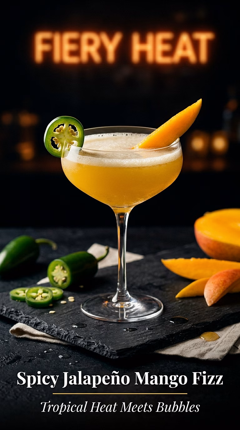 Spicy Jalapeño Mango Fizz