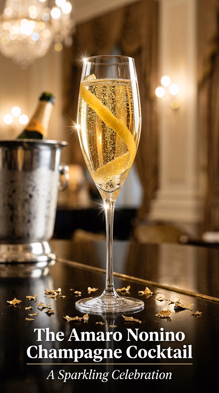 The Amaro Nonino Champagne Cocktail