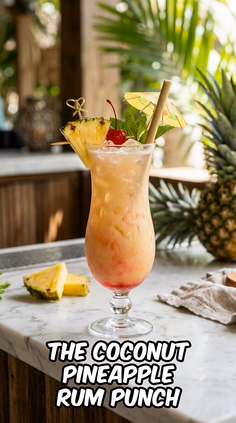 The Coconut Pineapple Rum Punch