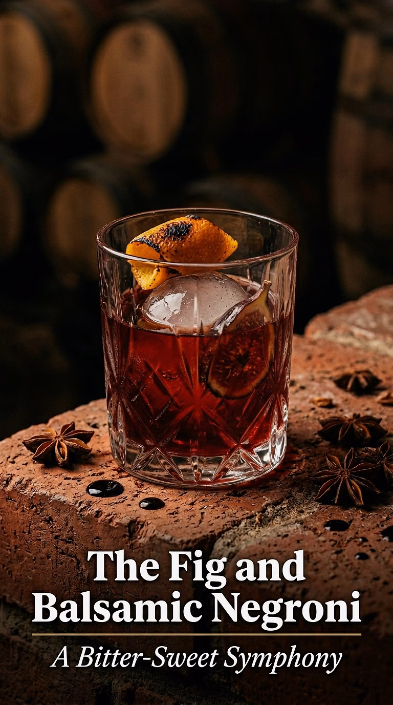 The Fig and Balsamic Negroni