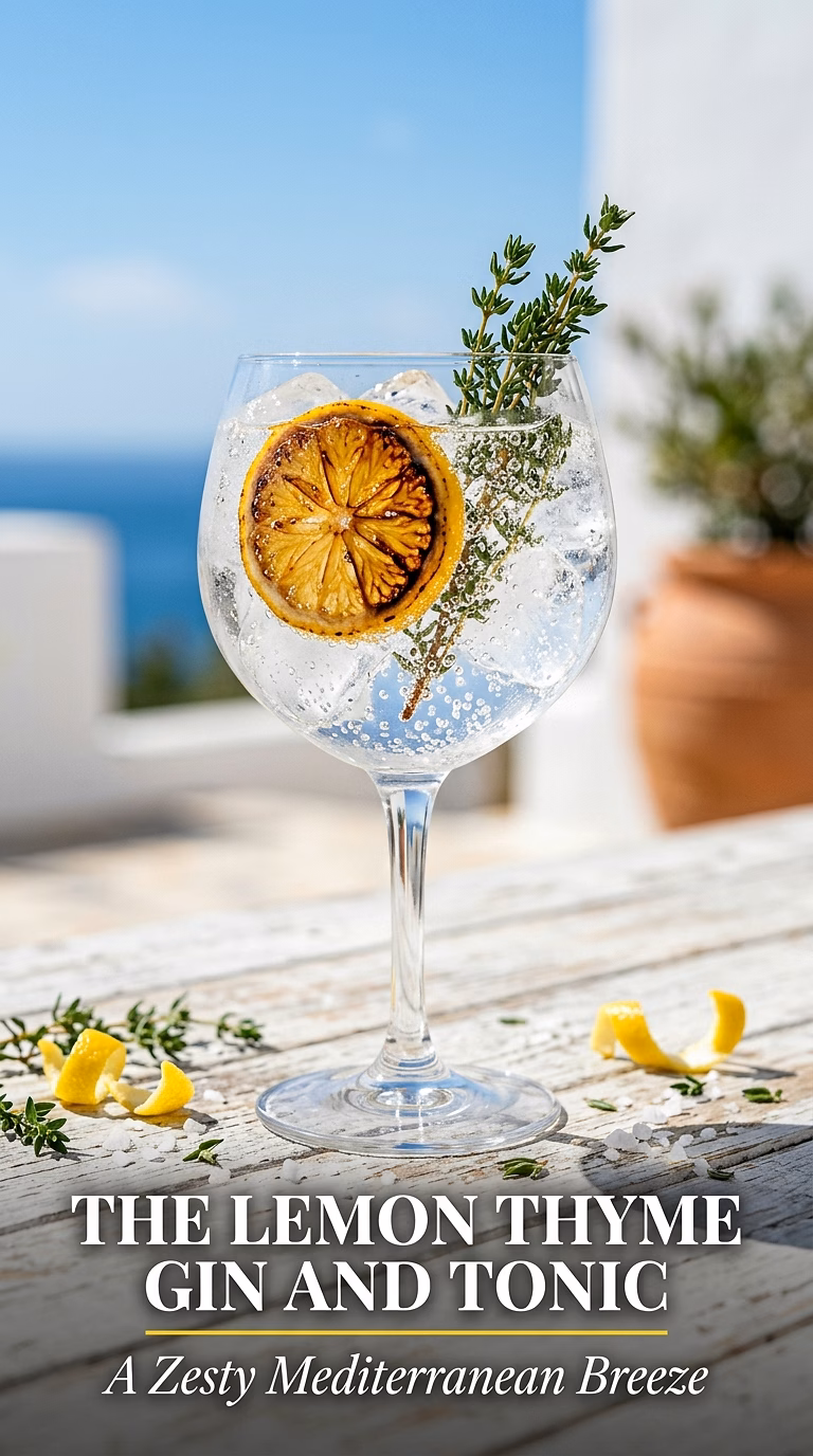The Lemon Thyme Gin and Tonic