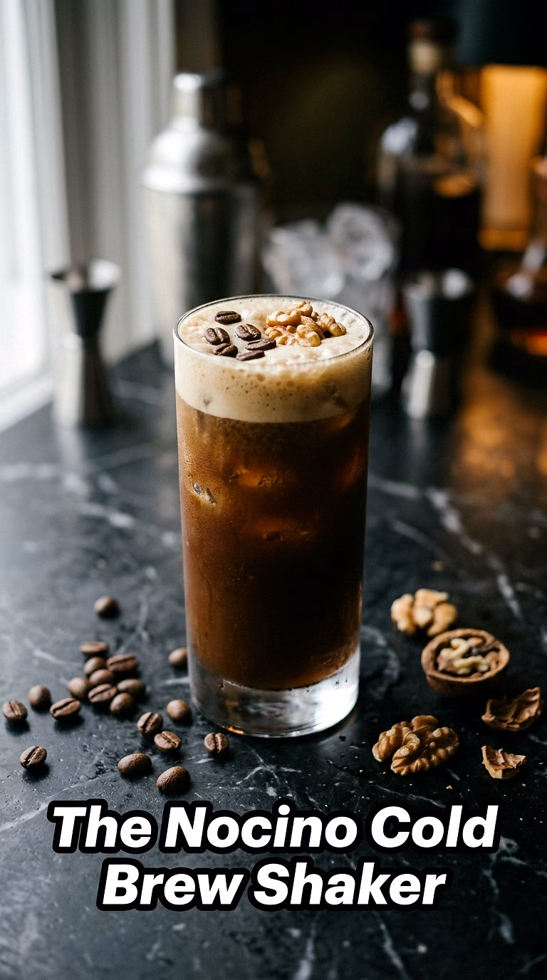The Nocino Cold Brew Shaker