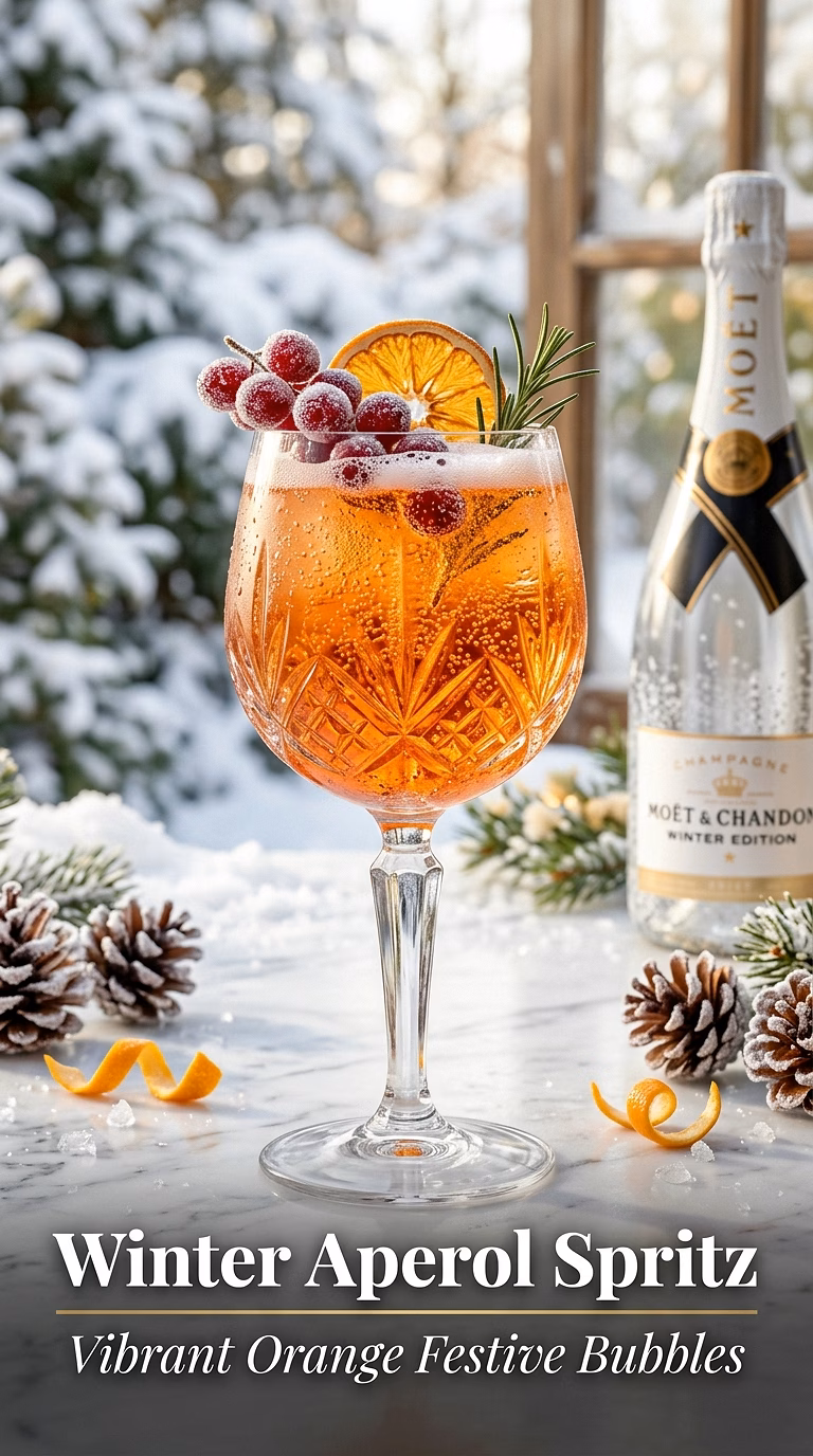 Winter Aperol Spritz
