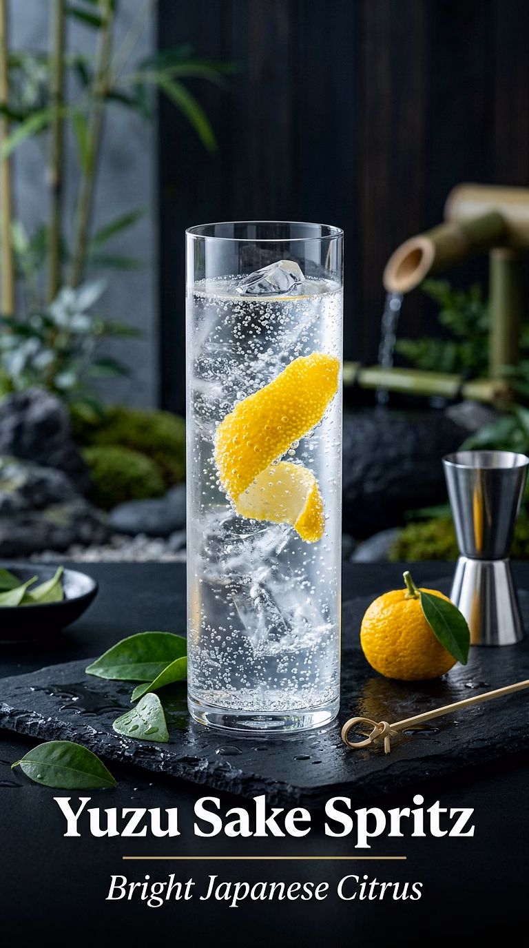 Yuzu Sake Citrus Spritz
