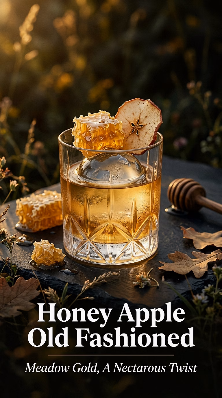 Apple Brandy Honey Old Fashioned