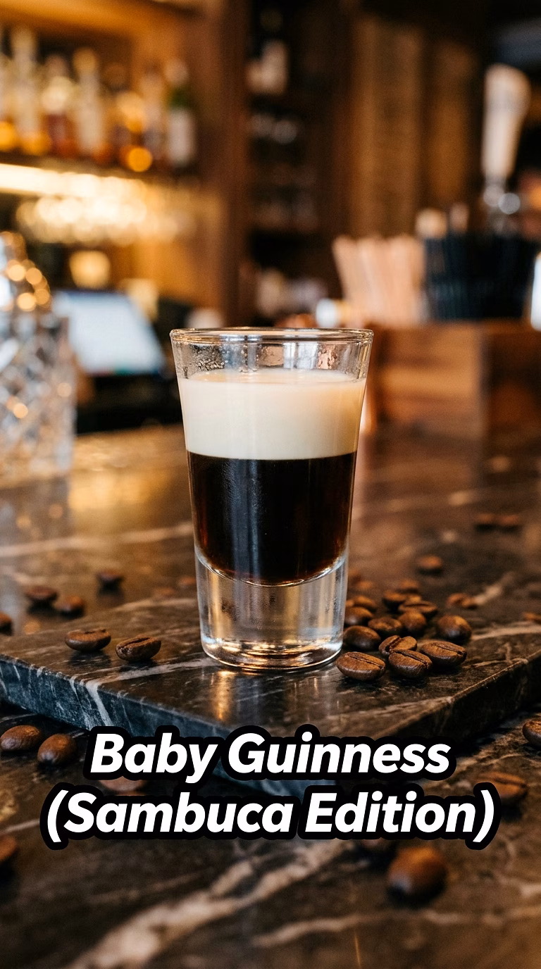 Baby Guinness (Sambuca Edition)