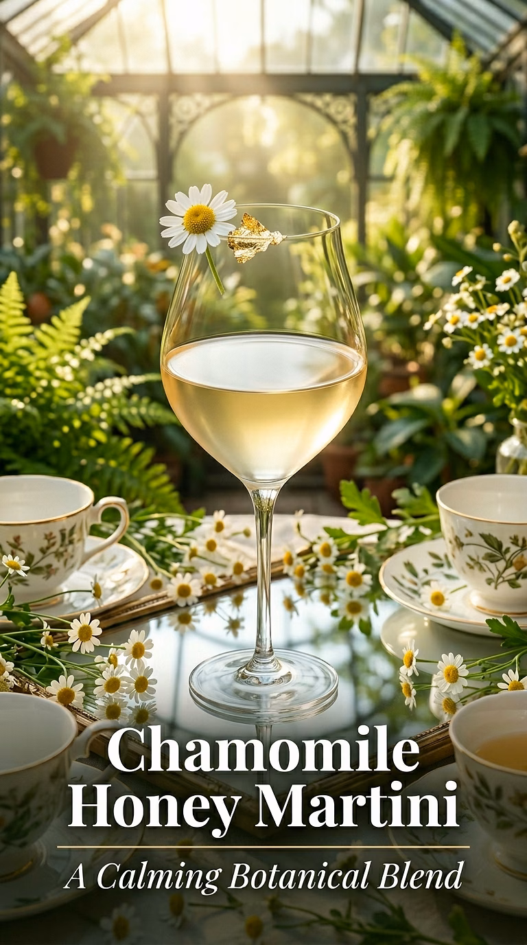 Chamomile Honey Martini