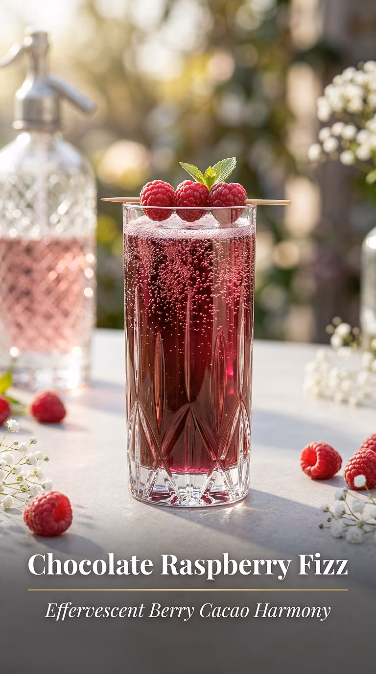 Chocolate Raspberry Fizz