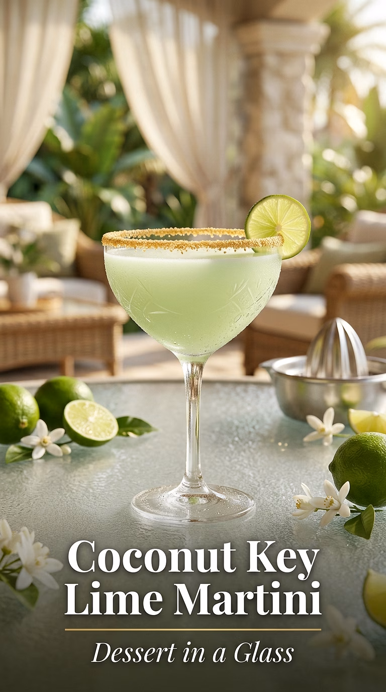 Coconut Key Lime Martini