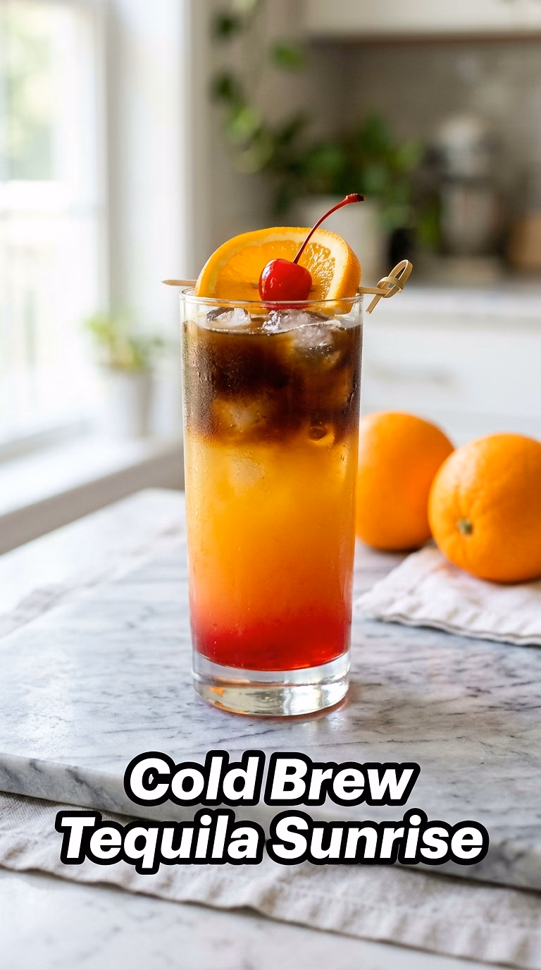 Cold Brew Tequila Sunrise