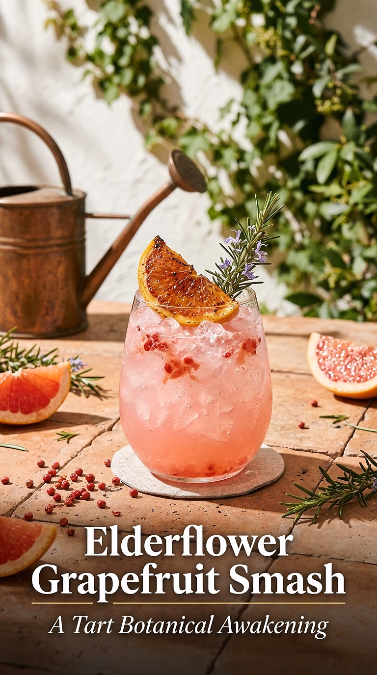 Elderflower Grapefruit Smash