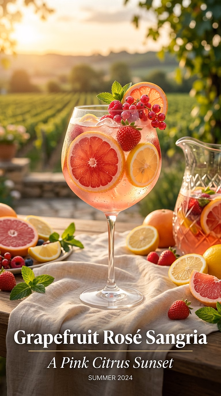 Grapefruit Rosé Sangria
