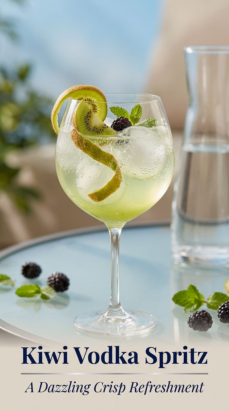 Kiwi Vodka Spritz