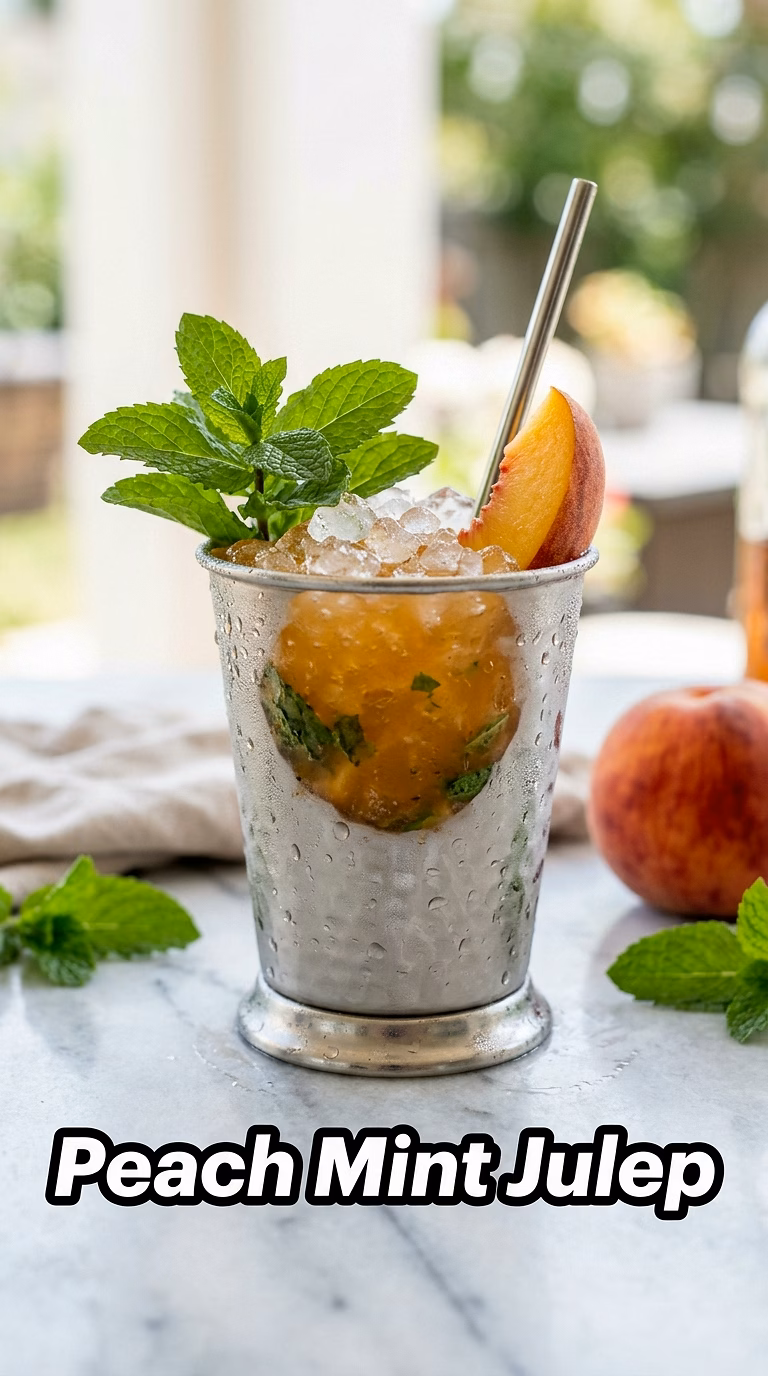 Peach Mint Julep