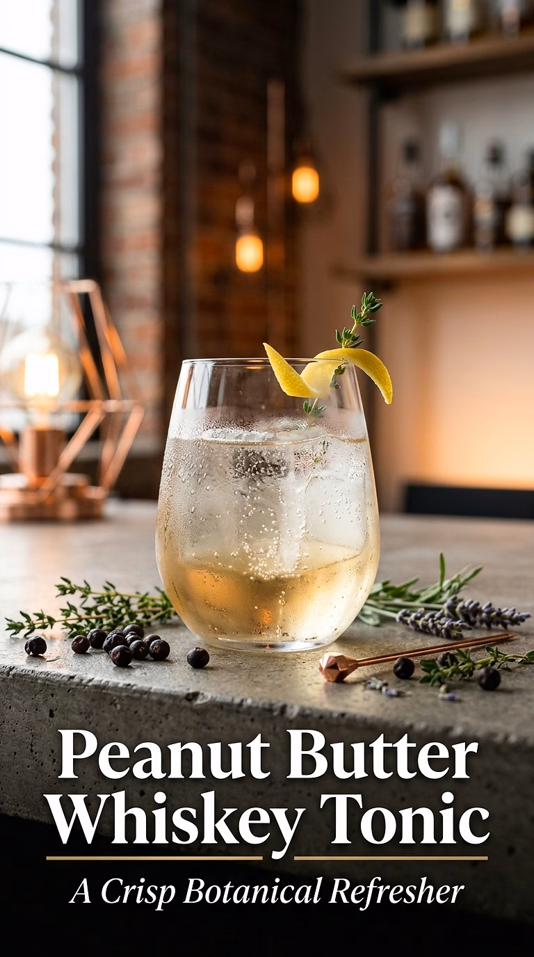 Peanut Butter Whiskey Tonic
