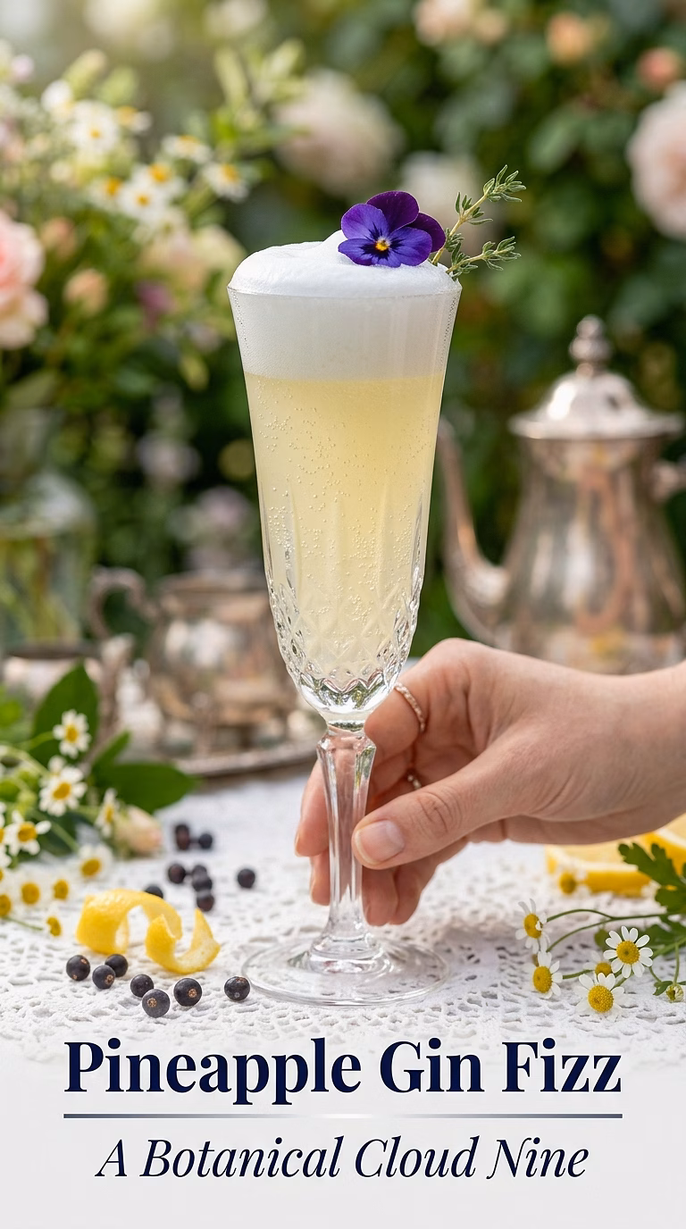 Pineapple Gin Fizz