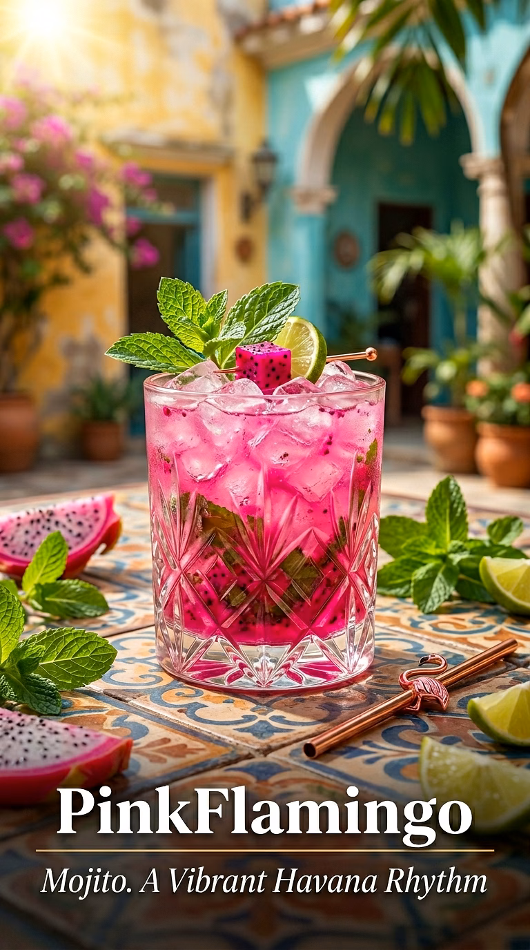 Pink Flamingo Mojito