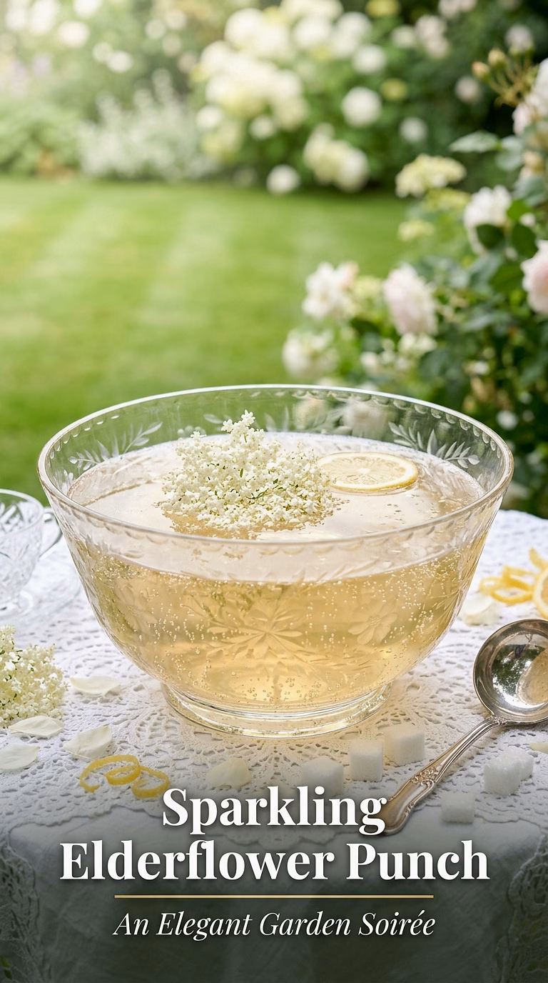 Sparkling Elderflower Punch