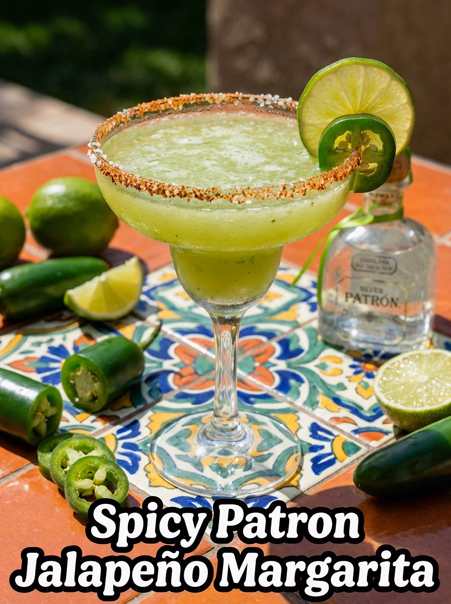 Spicy Patron Jalapeño Margarita