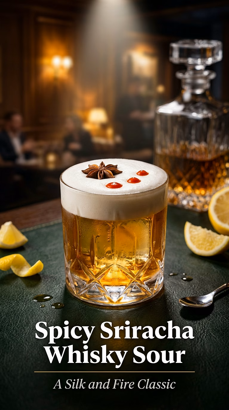 Spicy Sriracha Whisky Sour