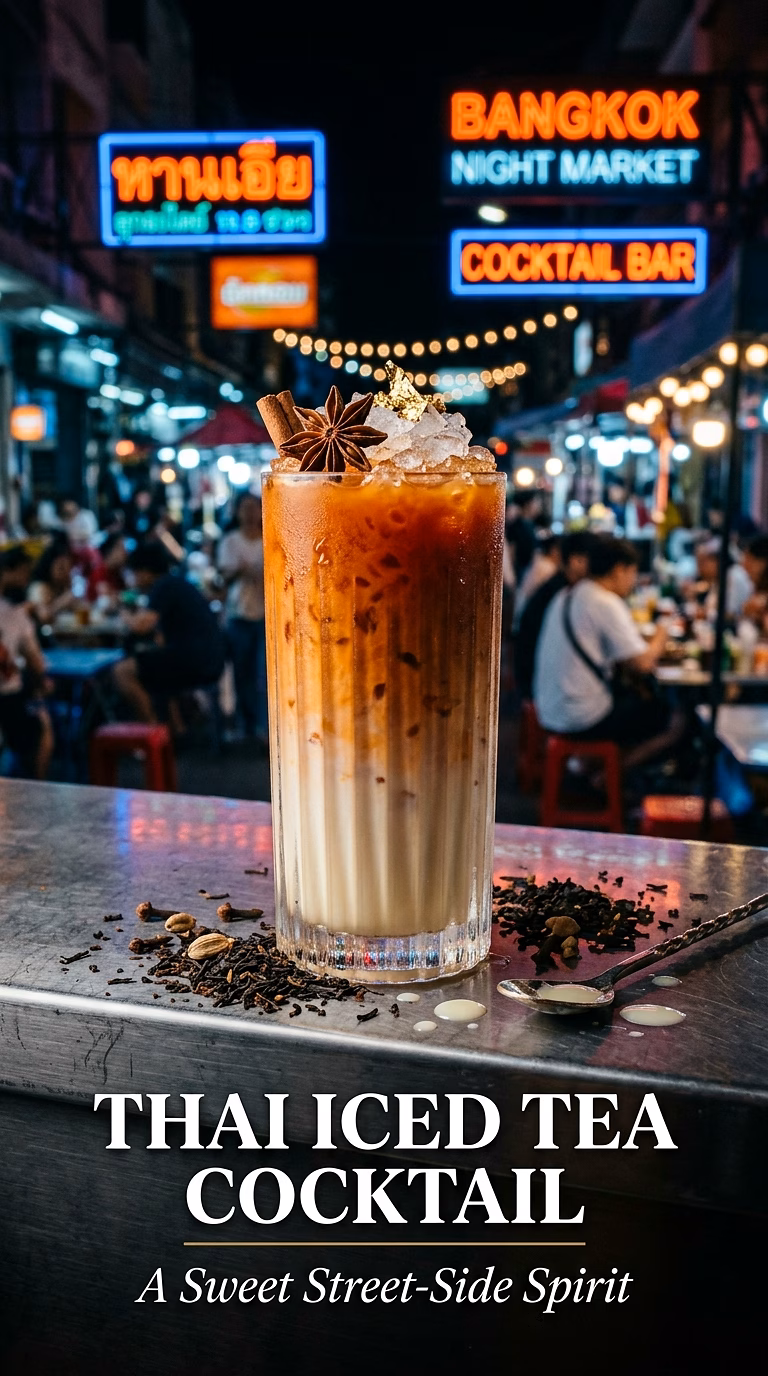 Thai Iced Tea Cocktail