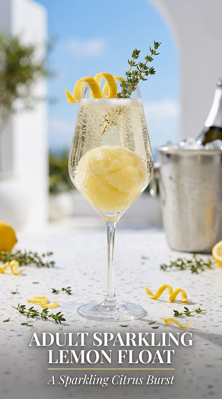 The Adult Sparkling Lemon Float